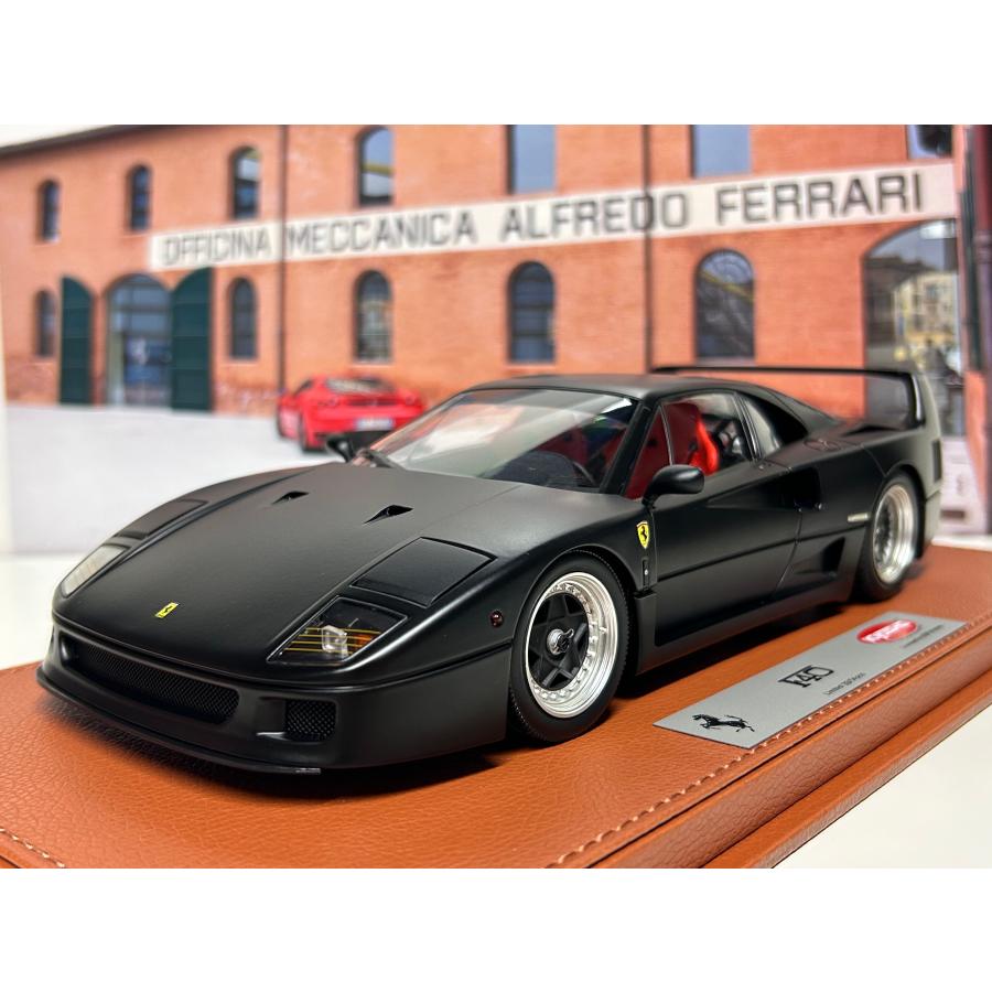 B.B.R 新発売！ BBR 京商 1/18 Ferrari F40 マットブラック レッド