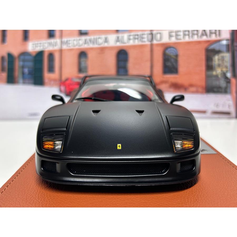 B.B.R 新発売！ BBR 京商 1/18 Ferrari F40 マットブラック レッド