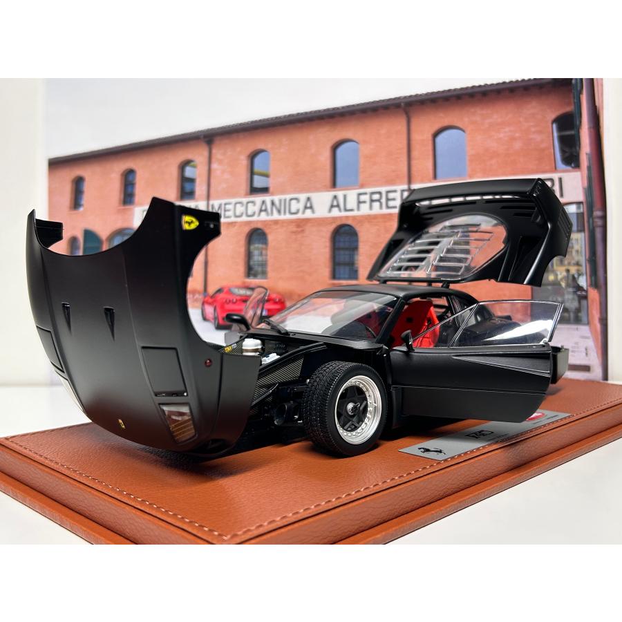 B.B.R 新発売！ BBR 京商 1/18 Ferrari F40 マットブラック レッド