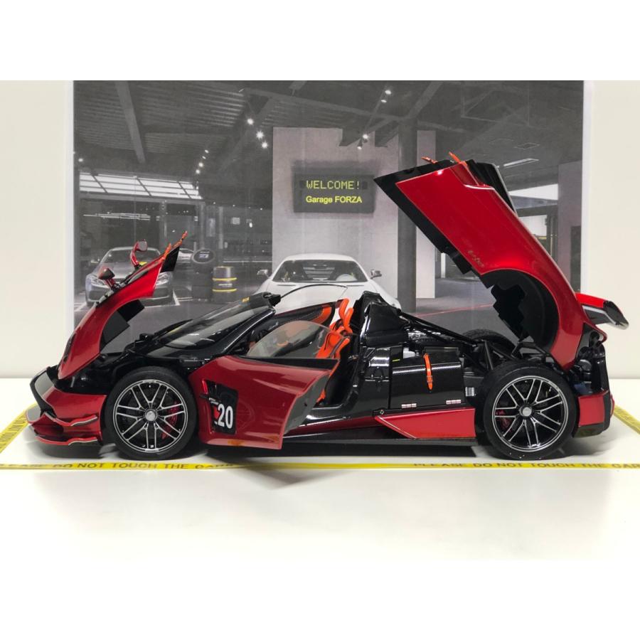 LCD Models 1/18 Pagani Huayra BC 2016 redmetallic/black