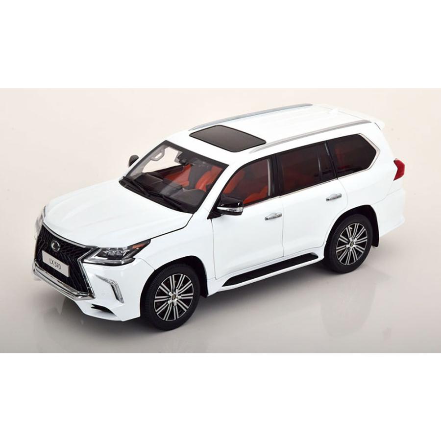 新発売 LCD 1/18 レクサス LX 570 全開閉 ホワイト ミニカー 1/18 LCD 2020 Lexus LX570 (White) Diecast Car Model
