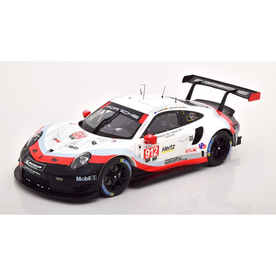 Ixo 1/18 Porsche 911 GT3 (991) RSR #912 24h Daytona 2017 Vanthoor/Bruni/Bamber　ポルシェ　イクソ