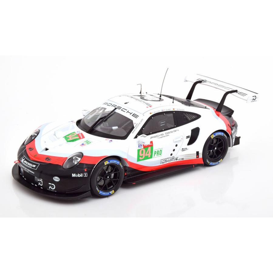 Ixo 1/18 Porsche 911 (991) RSR #94 24h Le Mans 2018 Dumas/Bernhard/Muller　ポルシェ　イクソ