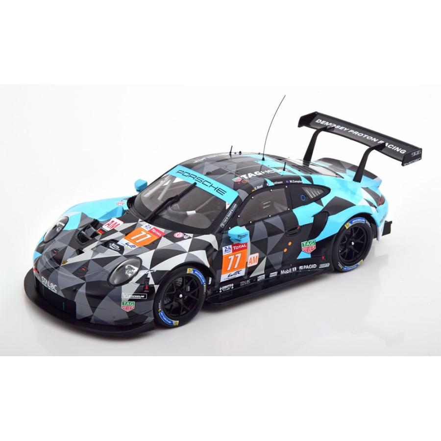Ixo 1/18 Porsche 911 RSR Winner LMGTE-AM 24h Le Mans 2018 #77 Campbell/Ried/Andlauer　ポルシェ　イクソ