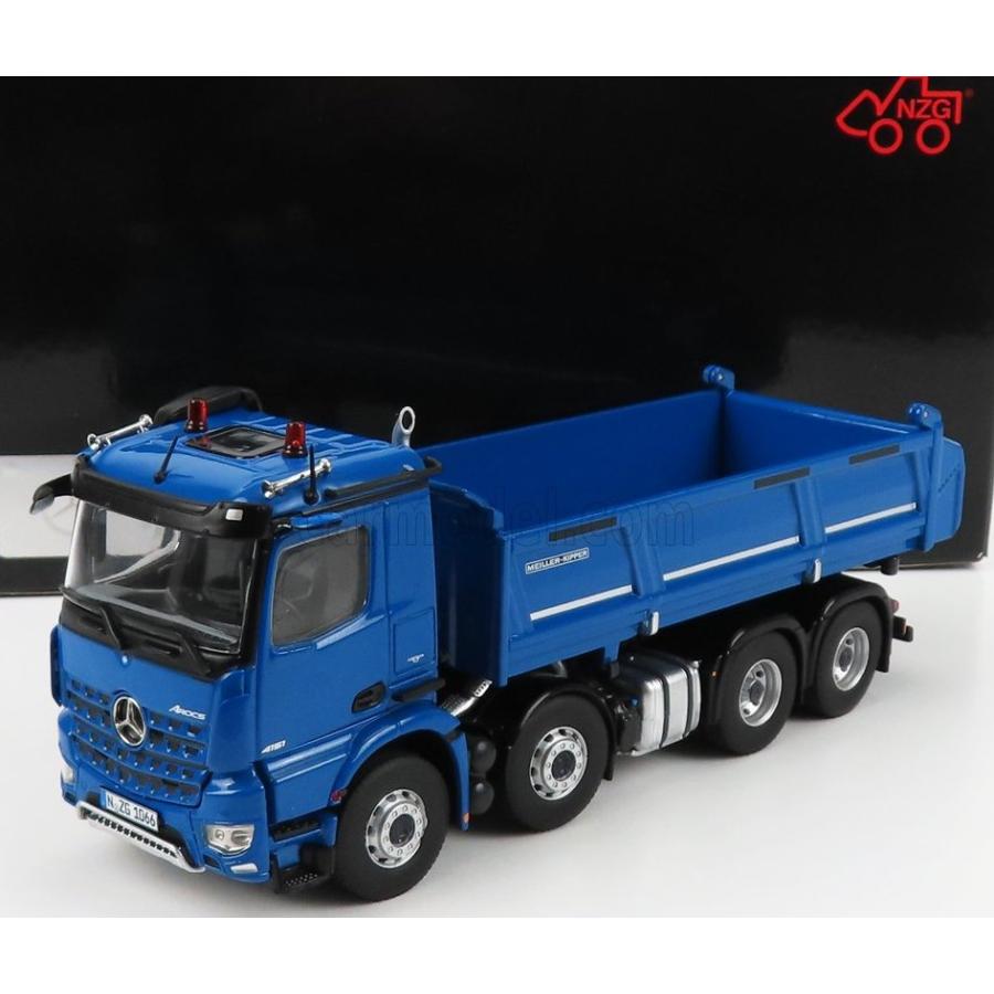 NZG 1/50 Mercedes Benz Actros 4151 8x4 MEILLER KIPPER ブルー NZG 1/50 Mercedes Benz Actros 4151 8x4 MEILLER KIPPER ブルー