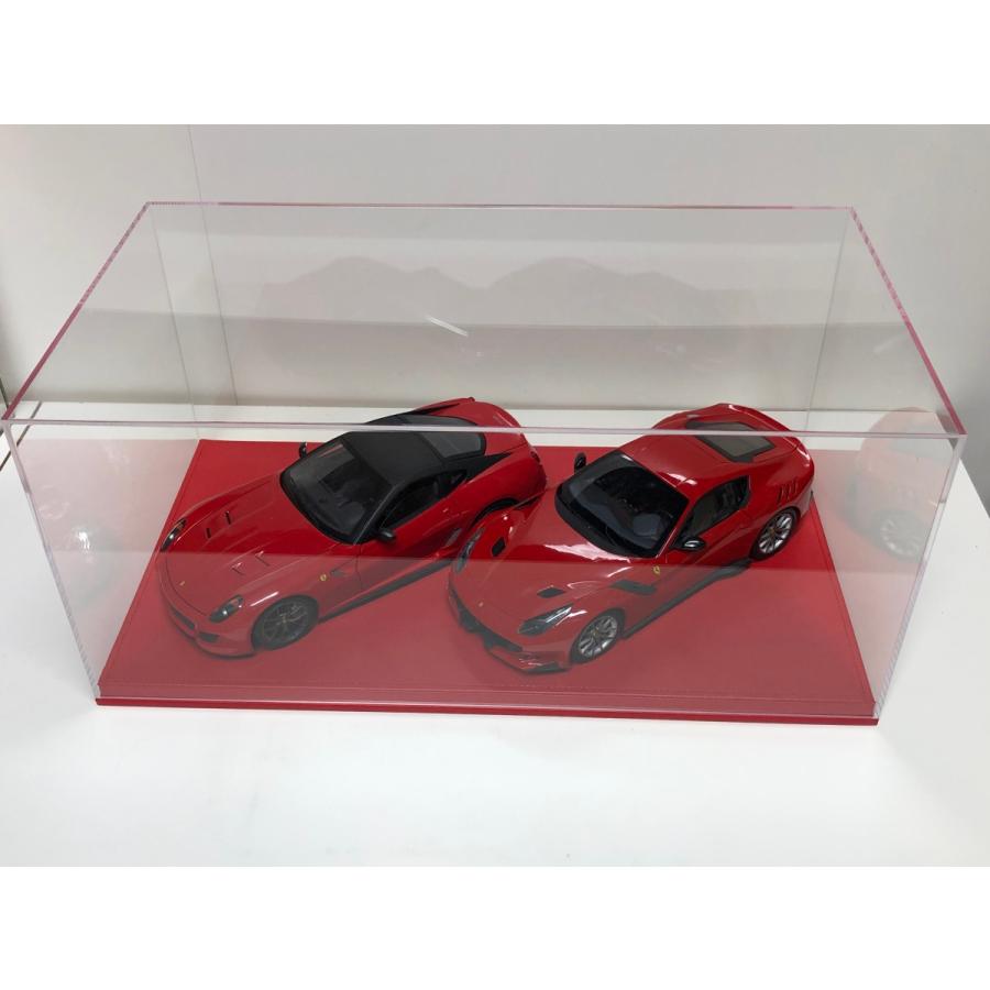 LaFerrari 赤　ディスプレイケース付 1/12 LUXCASE ミニカー ディスプレイケース 45.8 cm X 25.1 20.6 cm