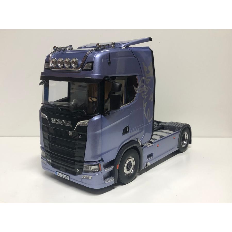 NZG 1/18 Scania V8 730S 4x2 Tractor fiction blue スカニア