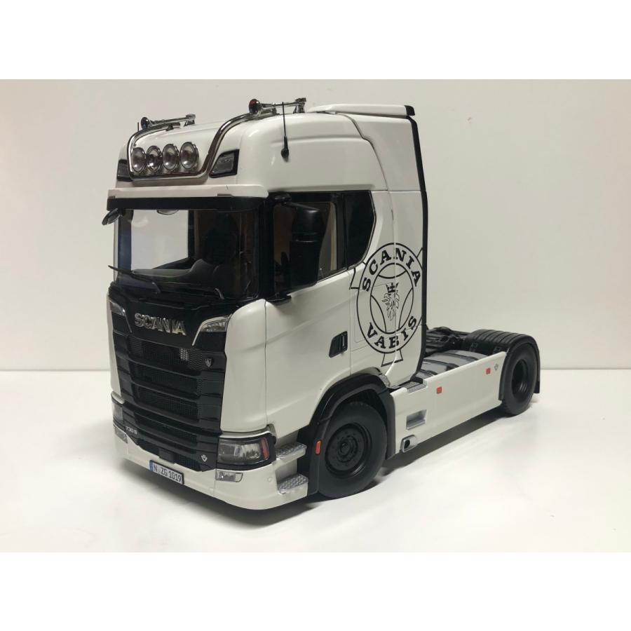 NZG 1/18 Scania V8 730S 4x2 Tractor white with imprint　スカニア　トレーラーヘッド