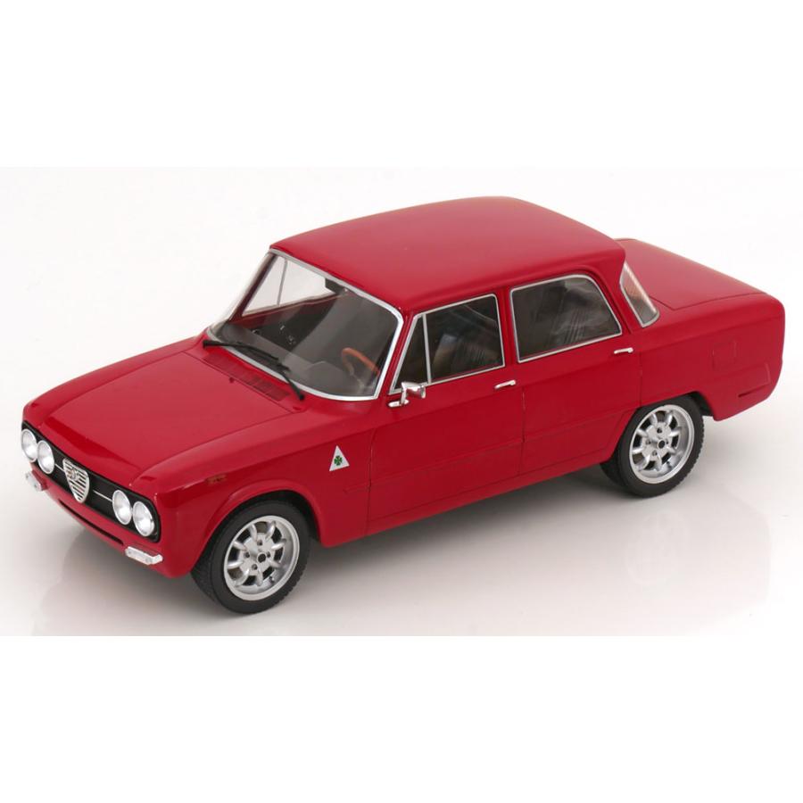 超レア❗️ルガラージュ セラミック製ミニカー アルファロメオ&フィアット2台セット MCG Modelcar Group 1/18 Alfa Romeo Giulia Nuova Super 1974 レッド