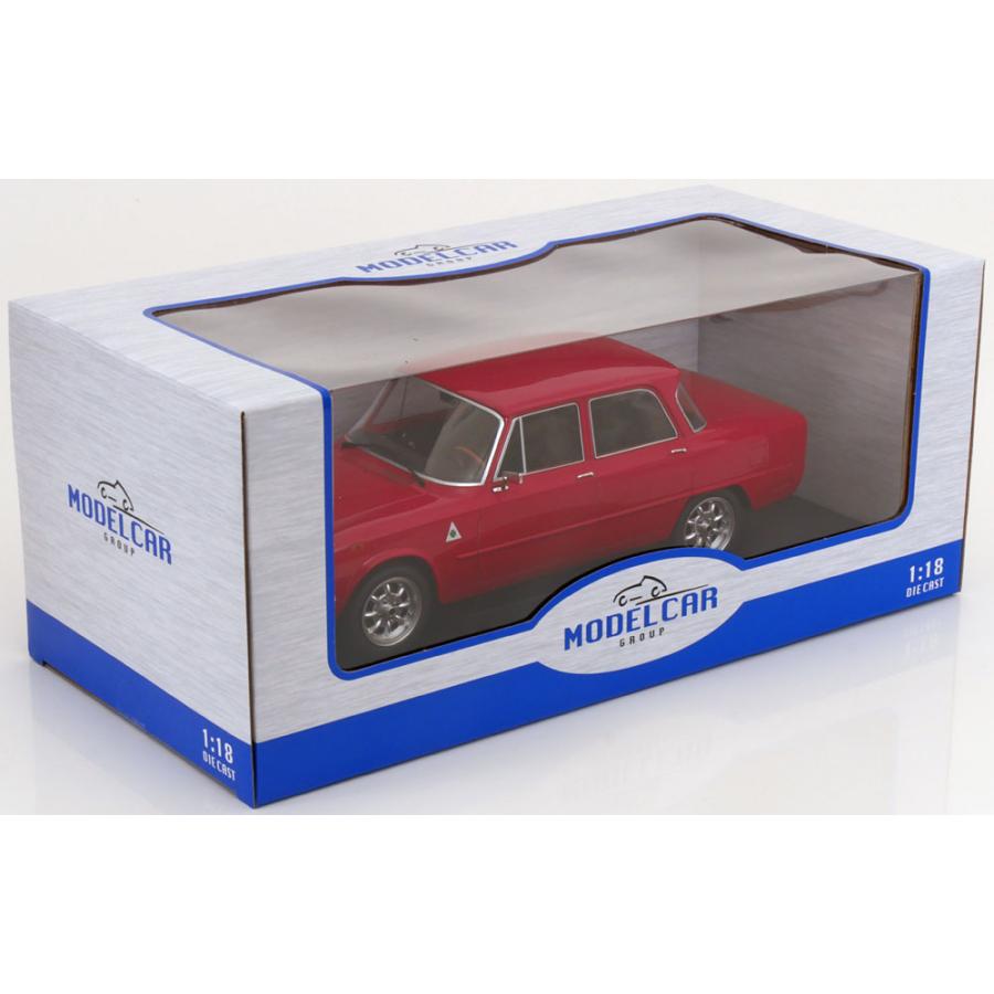 MCG Modelcar Group 1/18 Alfa Romeo Giulia Nuova Super 1974 レッド
