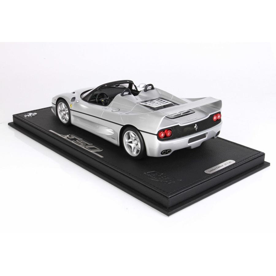 Miniature 1:18 BBR Ferrari F50 Spider 1995 - Argento Nurburgring Avec Vitrine P18190E-VET