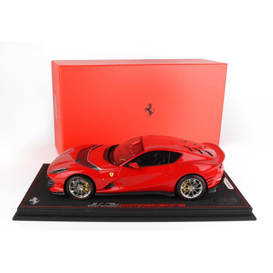 BBR *POSTAGE INCLUDED* Ferrari 812 Competizione A Red corsa 322 P18209 – The Tiny Cars