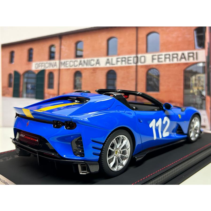 B.B.R BBR 1/18 Ferrari 812 Competizione A French Racing Blue