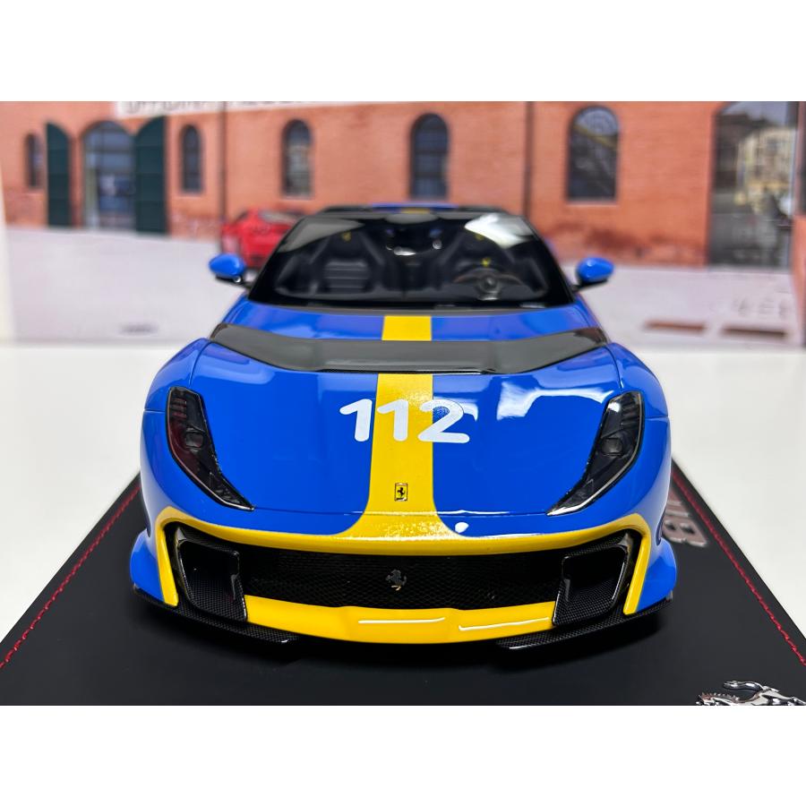 TOC Ferrari 812 competizione ミニカー 未開封 B.B.R BBR 1/18 Ferrari 812 Competizione A French Racing Blue