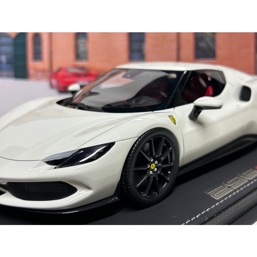B.B.R セール BBR 1/18 Ferrari 296 GTB Bianco avus カーボンホイール