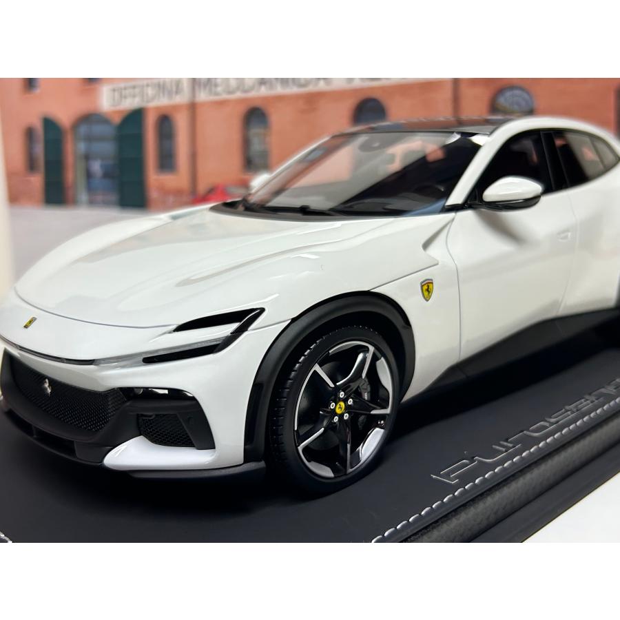 B.B.R BBR 1/18 Ferrari Purosangue Bianco cervino metallizzato