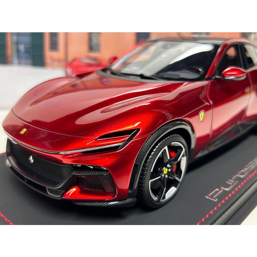 B.B.R BBR 1/18 Ferrari Purosangue Rosso magma カーボンルーフ