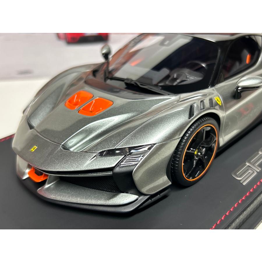 プラモデル  Ferrari     1/43 B.B.R 最新作！ BBR 1/18 Ferrari SF90 XX Stradale Grey Competition