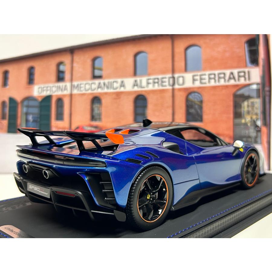 Ferrari ミニカー 青 BBRC285G Ferrari SF90XX Stradale Azzurro Dino Limited 50pcs