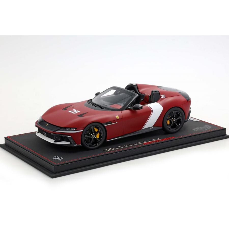 B.B.R BBR 1/18 Ferrari 12Cilindri Spider Rosso Racing 2025 matt
