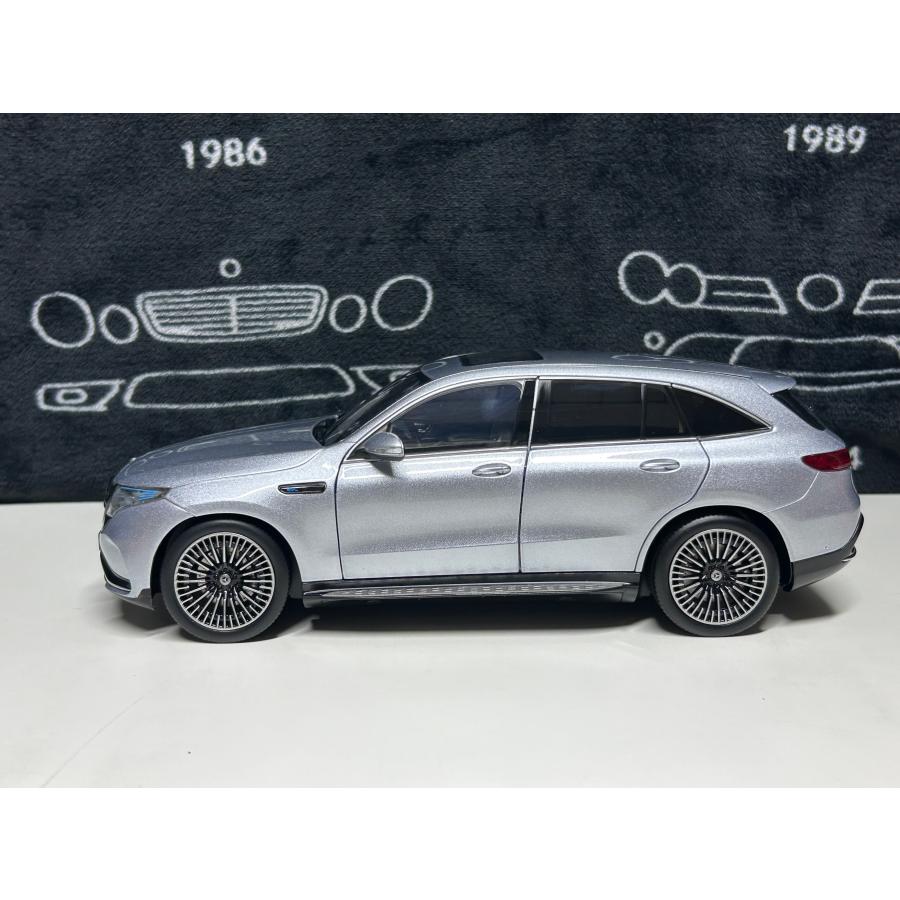 NZG 1/18 Mercedes Benz EQC 400 4Matic (N293) hightec silver