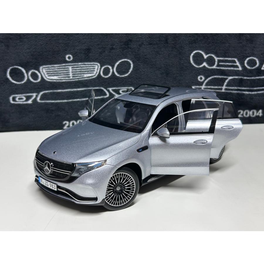 NZG 1/18 Mercedes Benz EQC 400 4Matic (N293) hightec silver