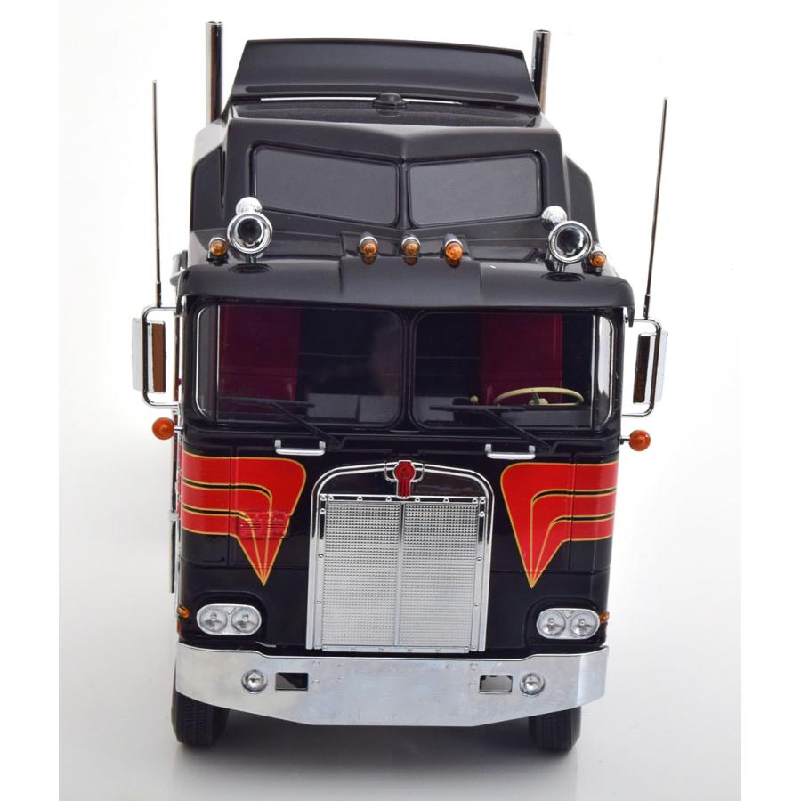 KKスケール Road Kings 1/18 Kenworth K100 Aerodyne 1976 ブラック