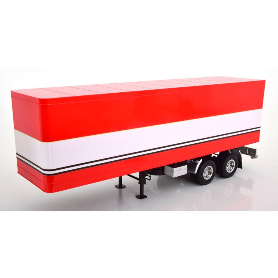 KKスケール Road Kings 1/18 セミトレーラー レッド ホワイトライン