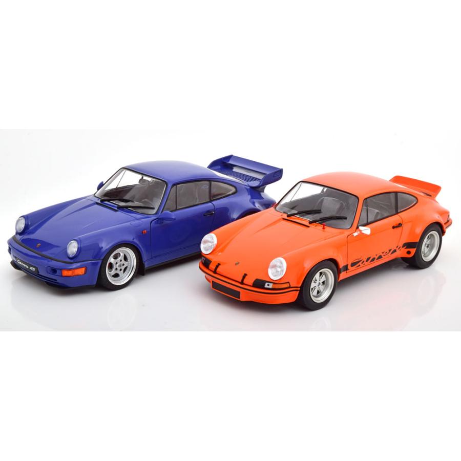 オリジナル ソリド1/18 ポルシェ911 RSR オレンジ & カレラRS 964