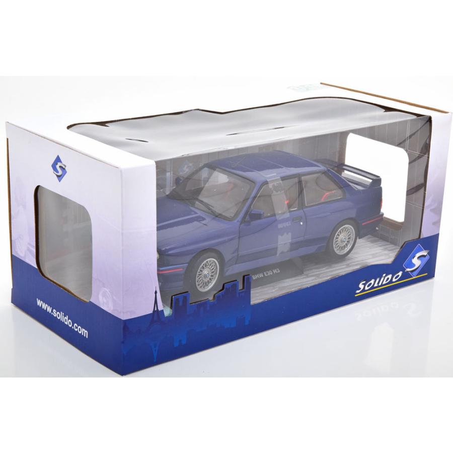 SOLIDO solido 1/18 BMW M3 E30 Coupe 1990 ブルー : Garage