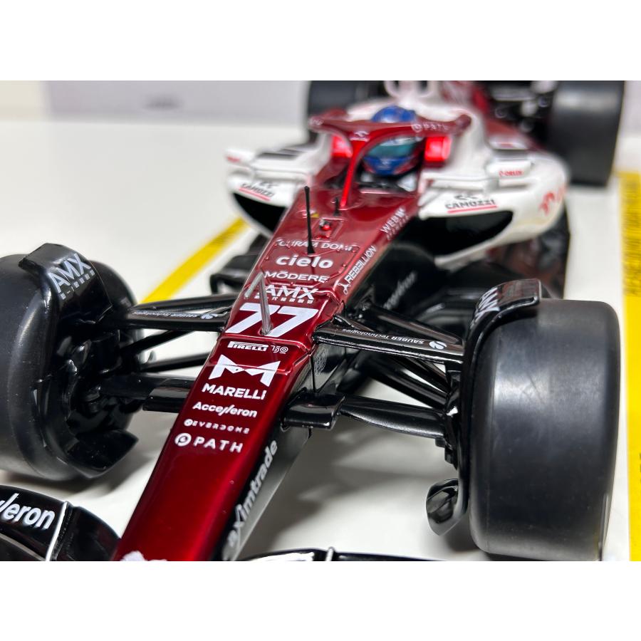 1/18 ミニチャンプス アルファロメオF1 C42 ボッタス スパーク 1/18 アルファロメオ C42 アゼルバイジャンGP 2022 イタリア
