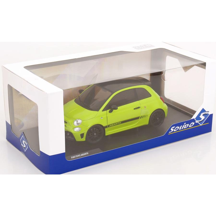 SOLIDO solido 1/18 Fiat F595 Abarth 2024 ライトグリーン フィアット