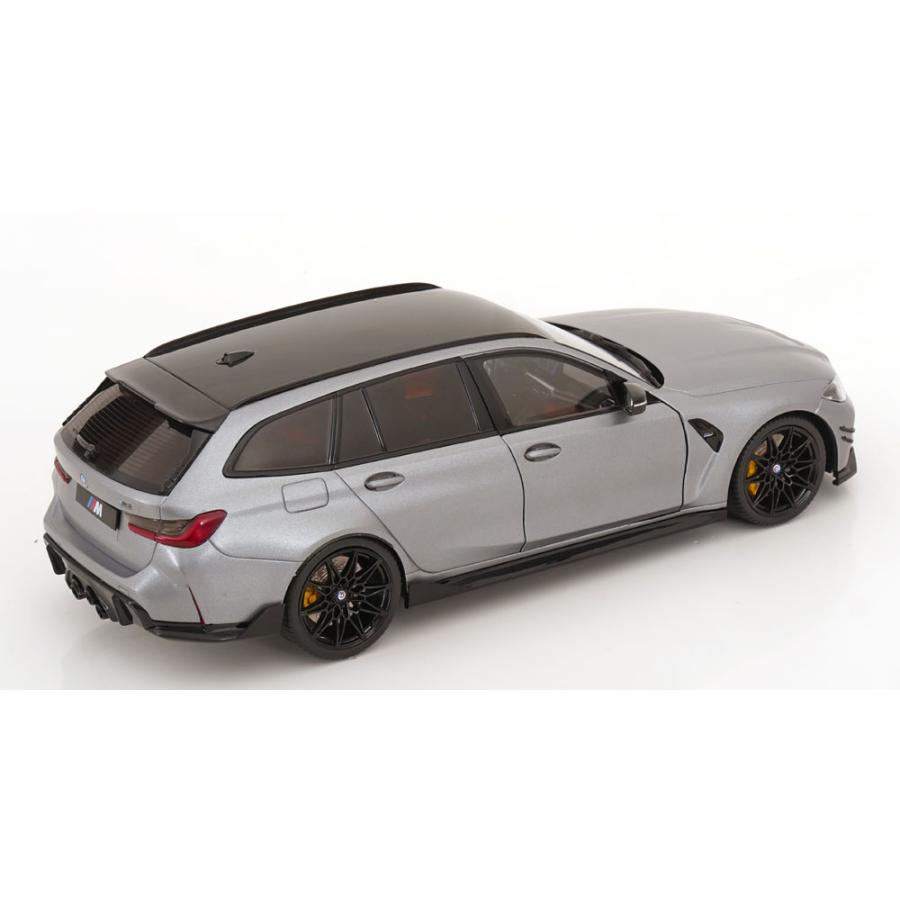 1/18  M3ツーリング G81 マットシルバー ソリド製ダイキャスト製 1/18 Solido 2024 BMW M3 G81 Touring with M Performance Parts