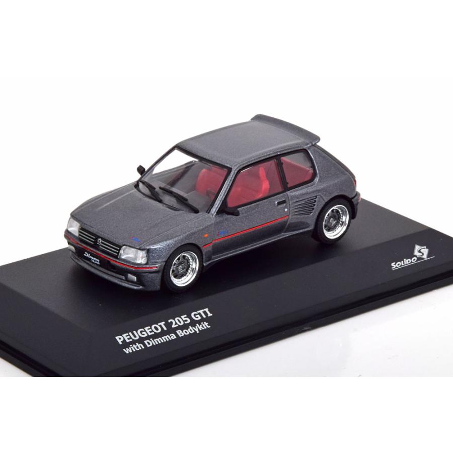 SOLIDO solido 1/43 Peugeot 205 GTI with Dimma Bodykit グレー