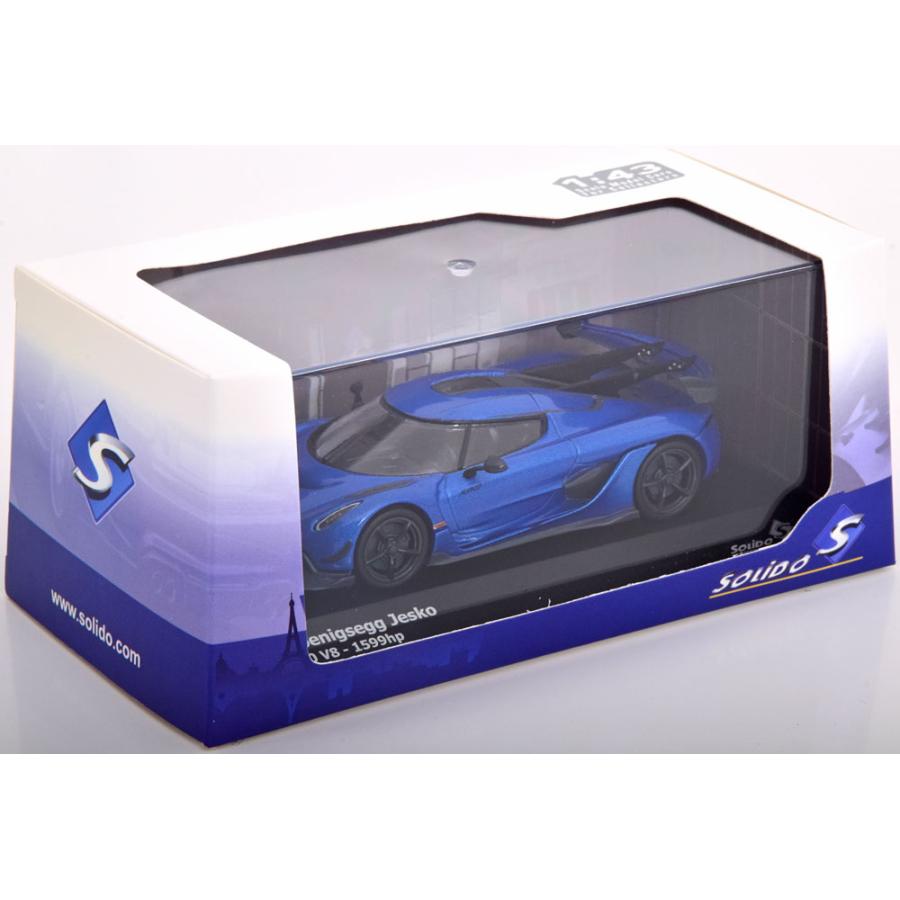 SOLIDO solido 1/43 Koenigsegg Jesko 5 0 V8 2021 ブルーメタリック
