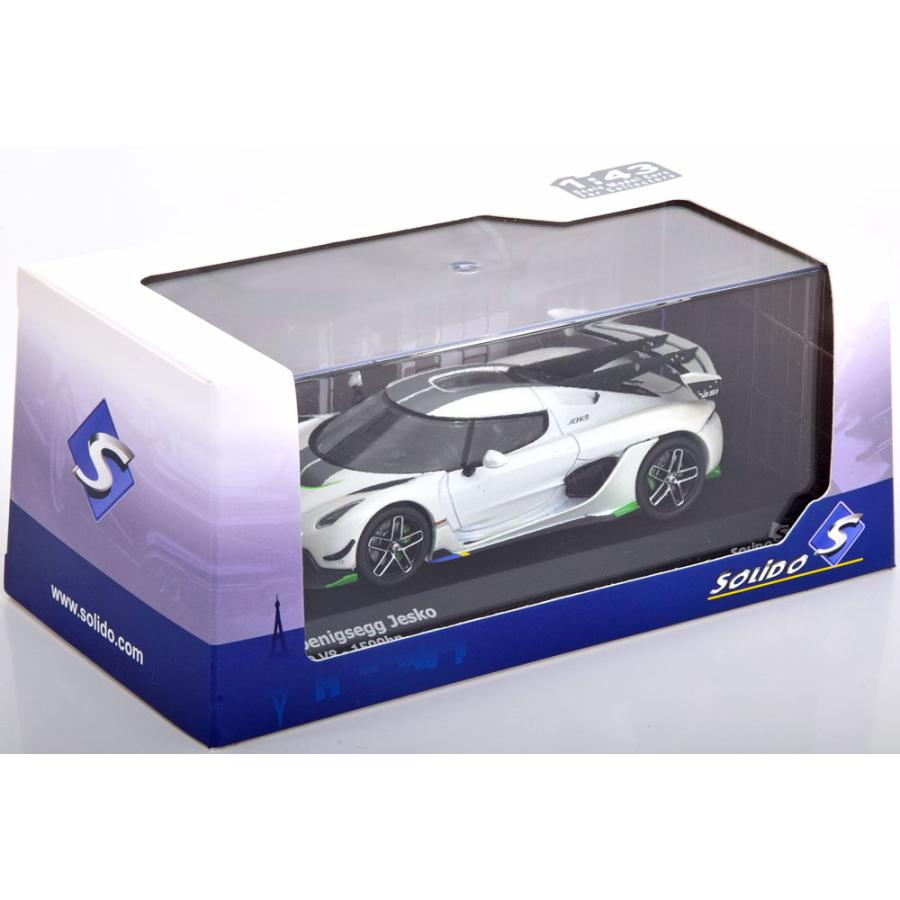 SOLIDO solido 1/43 Koenigsegg Jesko 5 0 V8 2021 メタリックホワイト