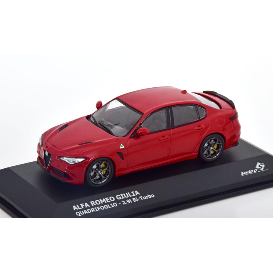 SOLIDO solido 1/43 Alfa Romeo Giulia Quadrifoglio 2019 レッド