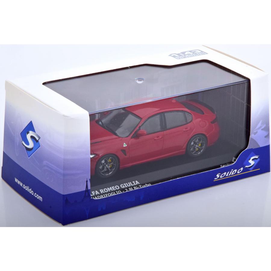 SOLIDO solido 1/43 Alfa Romeo Giulia Quadrifoglio 2019 レッド