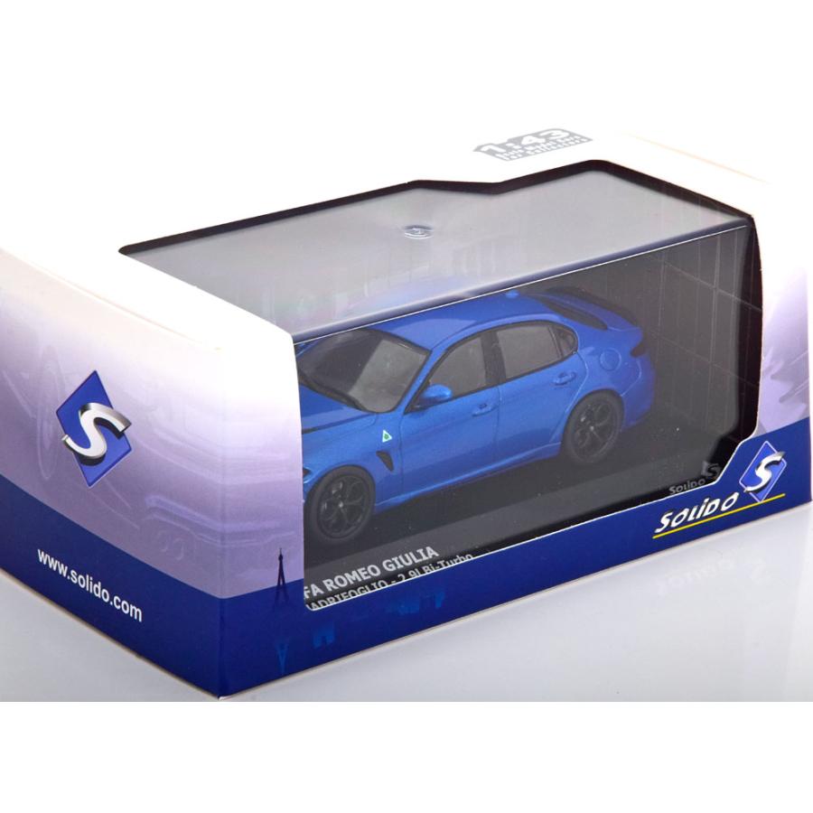 SOLIDO solido 1/43 Alfa Romeo Giulia Quadrifoglio ブルー アルファ