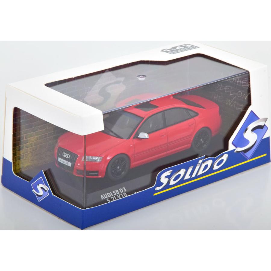 SOLIDO solido 1/43 Audi S8 D3 2010 レッド アウディ : Garage FORZA