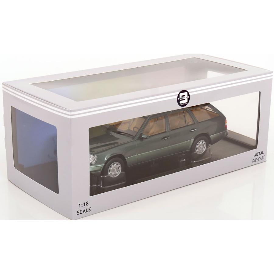 メルセデスベンツ　ミニカー Triple9 1/18 Mercedes Benz E-class S214 Estate 1995 ダークグリーン