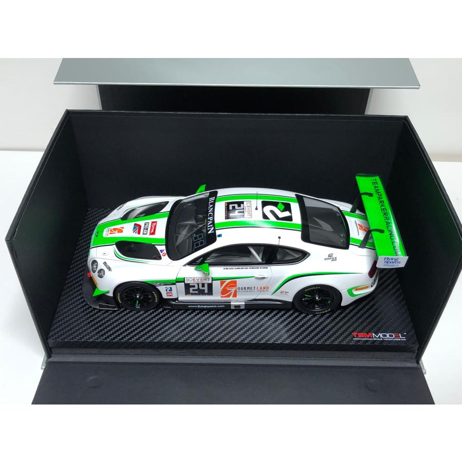 価格変更 1/18 TSM ベントレーGT3 #82014 限定300台未展示品 TSM MODEL 1/18 Bentley Continental GT3 #24 24h Spa 2016 Team
