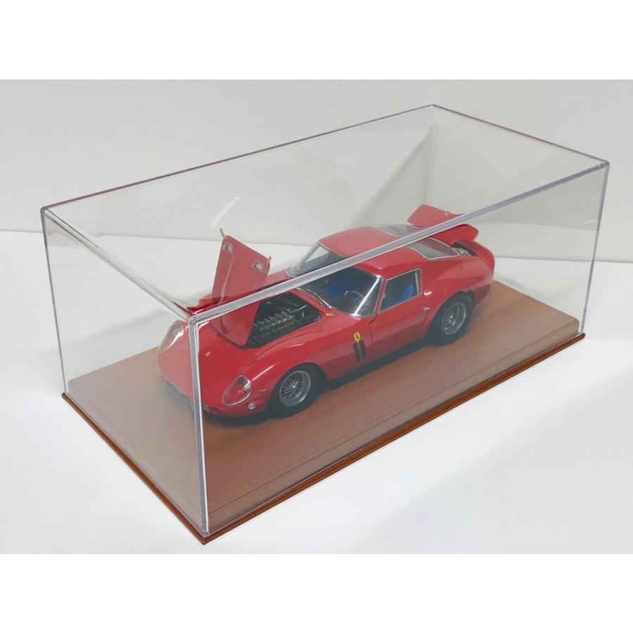 B.B.R BBR 1/18スケール用 ディスプレイケース 台座セット ブラウン