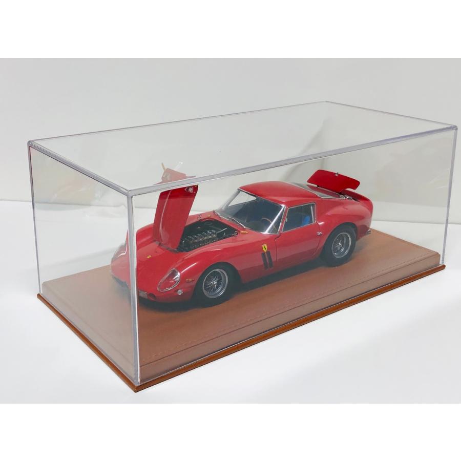 B.B.R BBR 1/18スケール用 ディスプレイケース 台座セット ブラウン