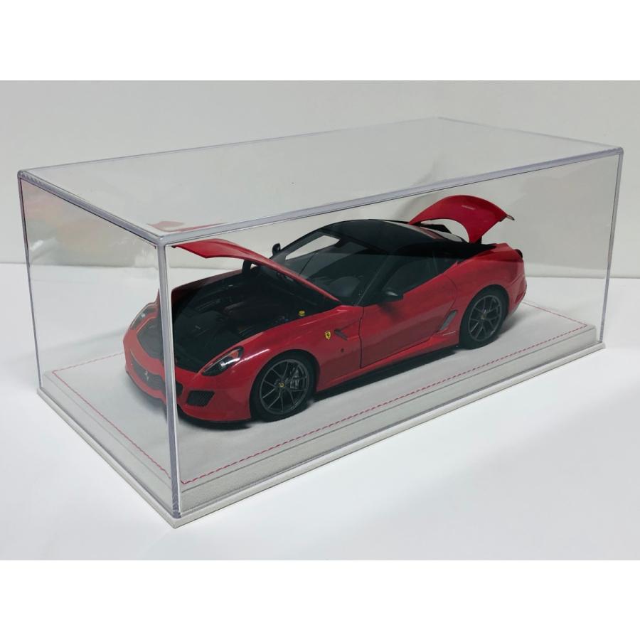 B.B.R BBR 1/18スケール用 ディスプレイケース 台座セット ホワイト