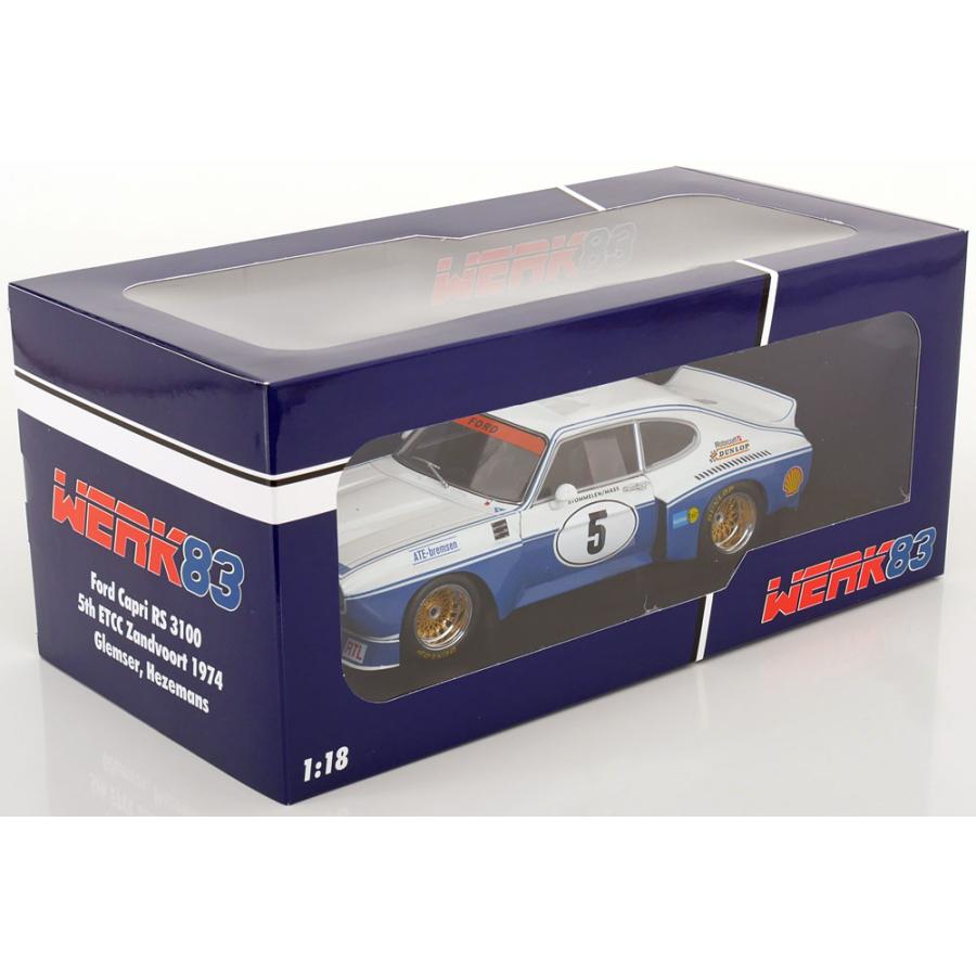 Werk83 1/18 Ford Capri RS 3100 #5 ETCC Zandvoort 1974 Stommelen