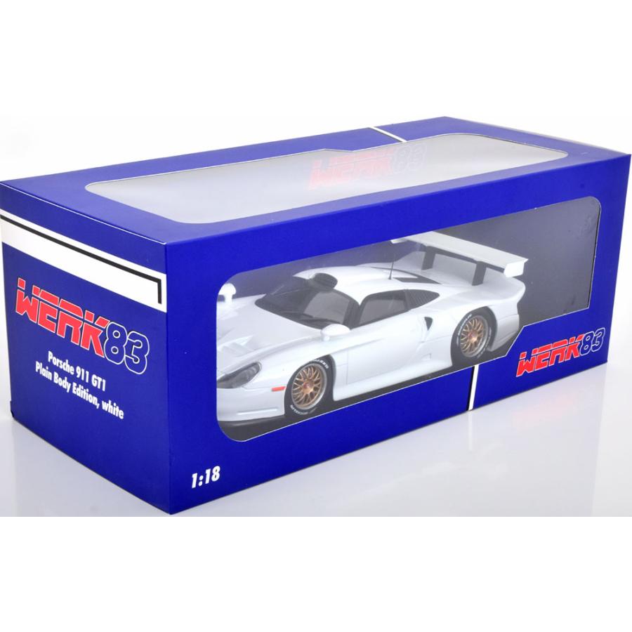 セール Werk83 1/18 Porsche 911 GT1 street 1997 ホワイト ポルシェ