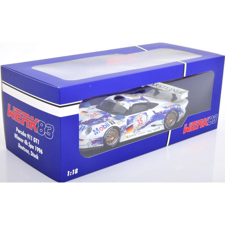 WERK83 1/18 ポルシェ 911 GT1 #35 スパ4H 1996 WERK 83 1/18 - PORSCHE 911 GT1 Plain Body Version - 1996
