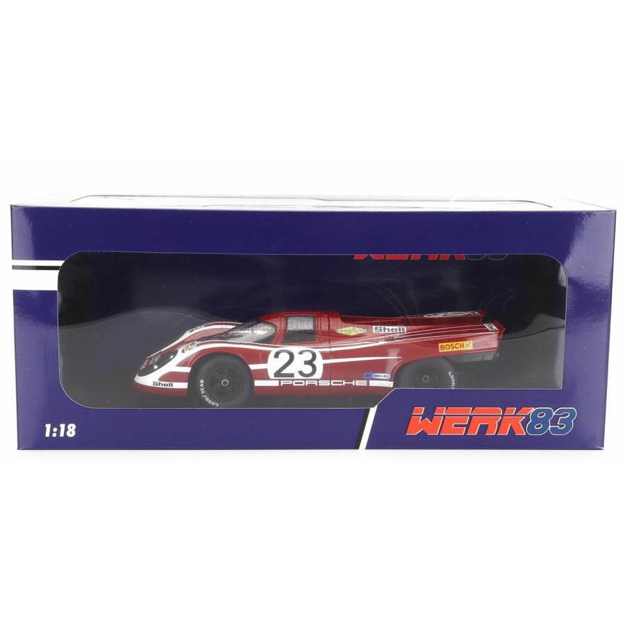 Werk83 1/18 Porsche 917K #23 WINNER 24h LE MANS 1970 HANS HERRMANN RICHARD ATTWOOD　ポルシェ　ルマン　ミニカー_3
