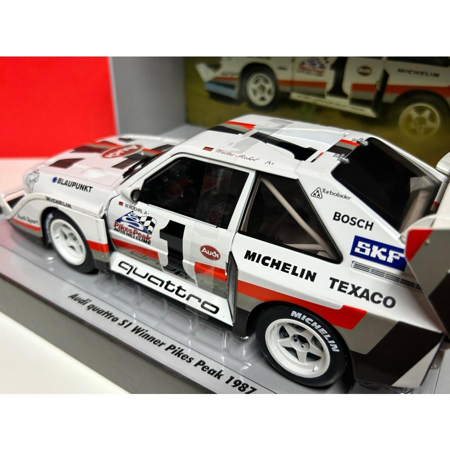 Werk83 1/18 Audi QUATTRO SPORT S1 E2 #1 RALLY PIKES PEAK HILL